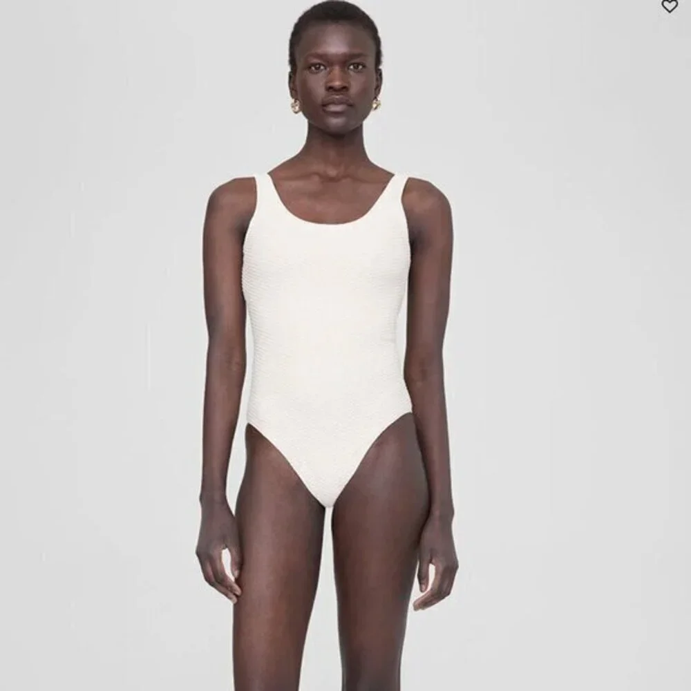 ANINE BING Jace One Piece In Color Cream - Picture 1 of 8